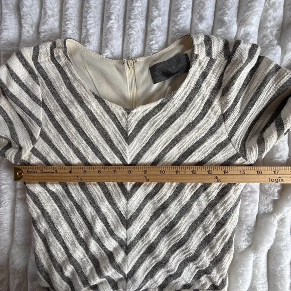 Anthropologie Sunday In Brooklyn‎ Women's Size S Striped Fit & Flare Midi Dress - Picture 10 of 12
